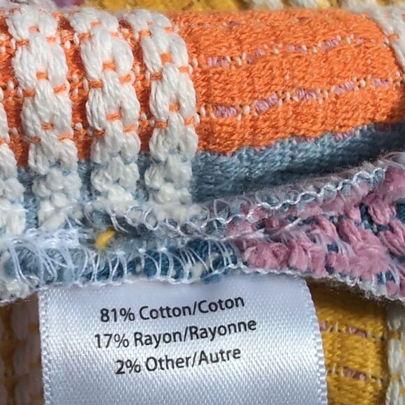 Halogen Multi Coloured Plaid Top L - Picture 3 of 7